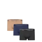Low Rise Trunk 3Pk Boxerkalsonger Svart Calvin Klein