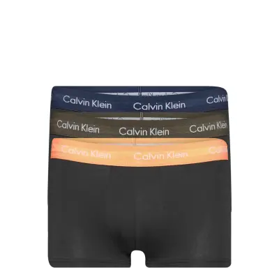 3P Low Rise Trunk Boxerkalsonger Svart Calvin Klein