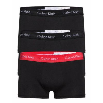 3p Low Rise Trunk Boxerkalsonger Svart Calvin Klein