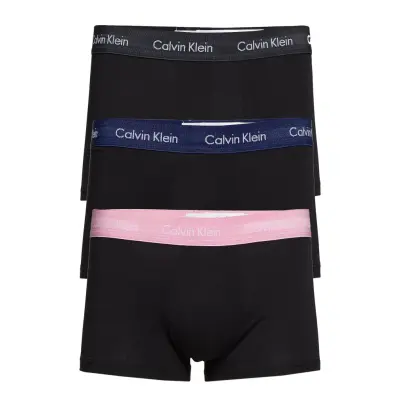 3P Low Rise Trunk *Villkorat Erbjudande Boxerkalsonger Svart Calvin Klein