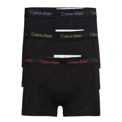 3P Low Rise Trunk Boxerkalsonger Svart Calvin Klein