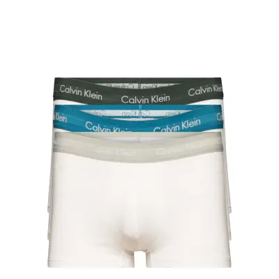 3P Low Rise Trunk Boxerkalsonger Vit Calvin Klein