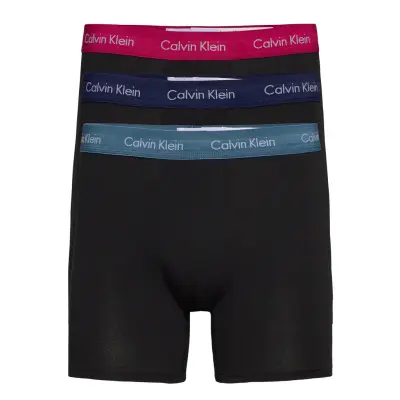 3P Boxer Brief Boxerkalsonger Blå Calvin Klein