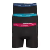 Boxer Brief 3Pk Boxerkalsonger Blå Calvin Klein