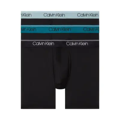 Boxer Brief 3Pk Boxerkalsonger Black Calvin Klein