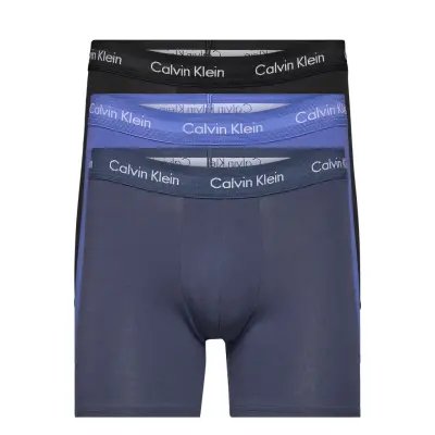 Boxer Brief 3Pk Boxerkalsonger Black Calvin Klein