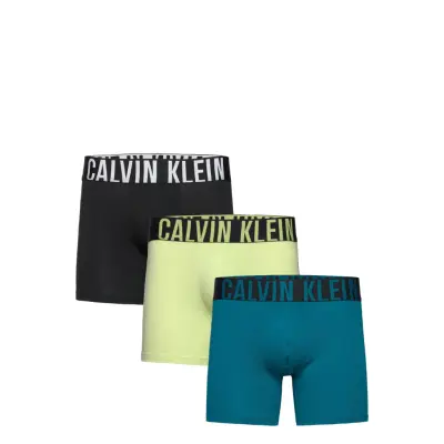 Boxer Brief 3Pk Boxerkalsonger Blue Calvin Klein