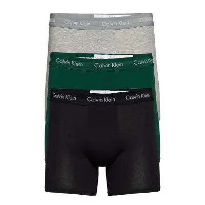 3P Boxer Brief Boxerkalsonger Grön Calvin Klein