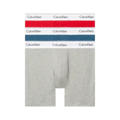 Calvin Klein Boxer Brief 3Pk Grå