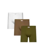 Boxer Brief 3Pk Boxerkalsonger Khaki Green Calvin Klein