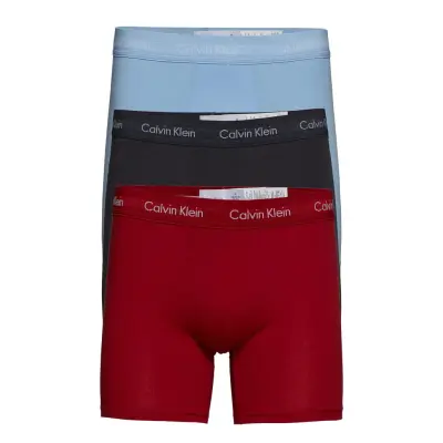 3P Boxer Brief Boxerkalsonger Röd Calvin Klein