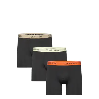 Boxer Brief 3Pk Boxerkalsonger Svart Calvin Klein