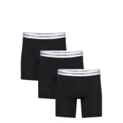 Calvin Klein Boxer Brief Long 3Pk Svart