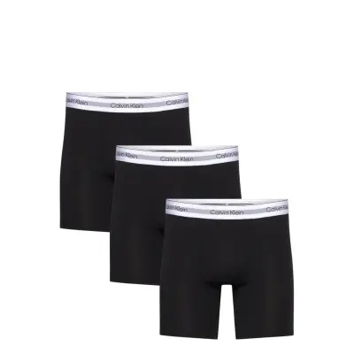 Calvin Klein Boxer Brief Long 3Pk Svart