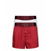 Boxer Slim 2Pk Underwear Boxer Shorts Röd Calvin Klein