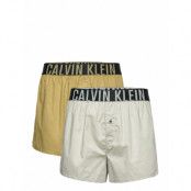 Boxer Slim 2Pk Underwear Boxer Shorts Grå Calvin Klein