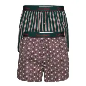 Boxer Slim 2pk Underwear Boxer Shorts Multi/mönstrad Calvin Klein