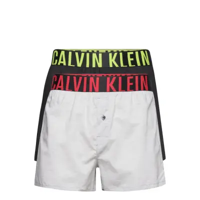 Boxer Slim 2Pk Underwear Boxer Shorts Vit Calvin Klein