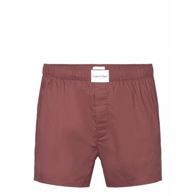 Boxer Slim *Villkorat Erbjudande Underwear Boxer Shorts Vinröd Calvin Klein