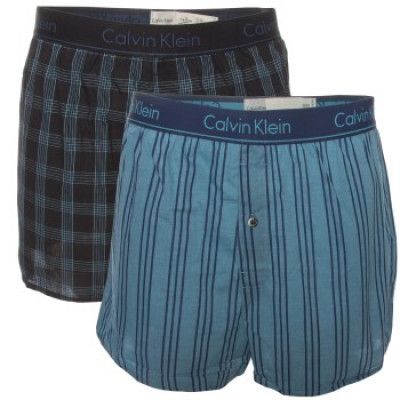 Calvin Klein 2-pack Slim Fit Woven Boxer * Fri Frakt * * Kampanj *