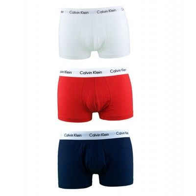 Calvin Klein - 3-pack - White/Red/Blue