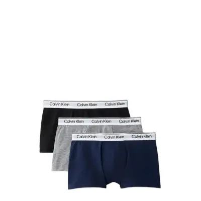 Calvin Klein 3Pk Trunk - Black - 140-152
