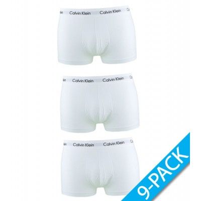 Calvin Klein - 9-pack trunks - White