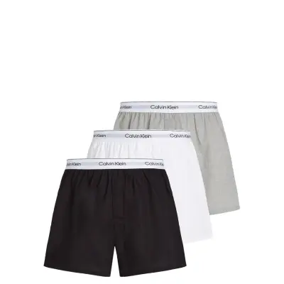Calvin Klein Boxer Slim 3Pk - Black - XS