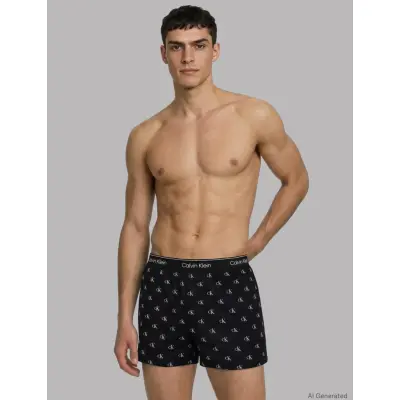 Calvin Klein Boxer Slim 3Pk - Multi/patterned - M
