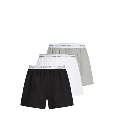 Calvin Klein Boxer Slim 3Pk Svart