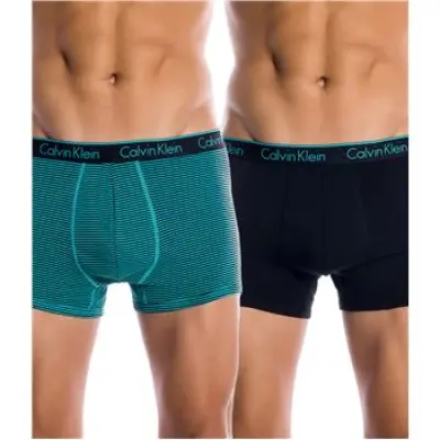 Calvin Klein 2-pack CK One Trunk Striped Black * Fri Frakt *