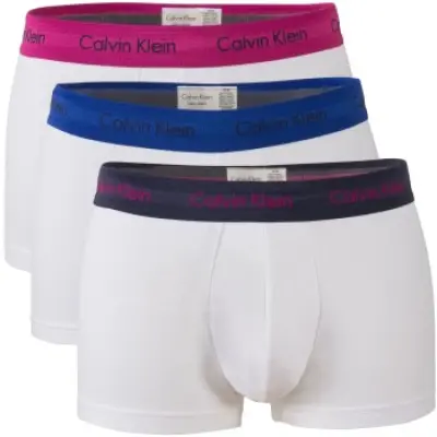 Calvin Klein Cotton Stretch Low Rise Trunks WBD 3-pack * Fri Frakt *