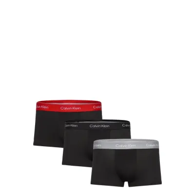 Calvin Klein Low Rise Trunk 3Pk Svart