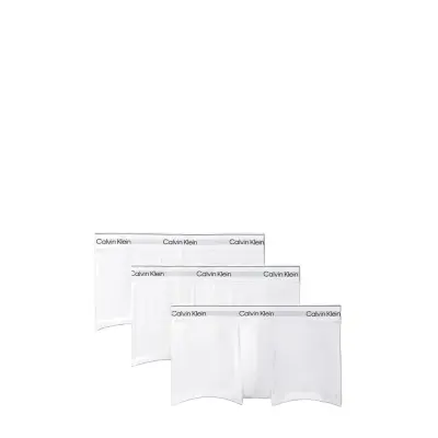 Calvin Klein Low Rise Trunk 3Pk - White - XS