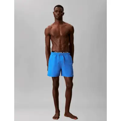 Calvin Klein Medium Drawstring Boxer - Blue - XL