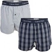 Calvin Klein 2-pack Slim Fit Woven Boxer 17 * Fri Frakt * * Kampanj *