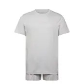 Calvin Klein S/S Crew Poplin Boxer Set - Grey - L