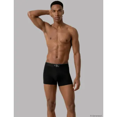 Calvin Klein Trunk 3Pk - Black - M