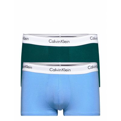 Low Rise Trunk 2pk Boxerkalsonger Blå Calvin Klein