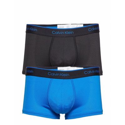 Low Rise Trunk 2Pk Boxerkalsonger Blå Calvin Klein