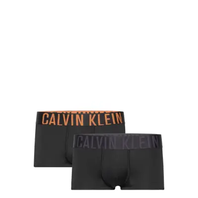 Low Rise Trunk 2Pk Boxerkalsonger Black Calvin Klein