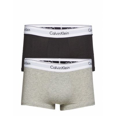 Low Rise Trunk 2pk Boxerkalsonger Grå Calvin Klein