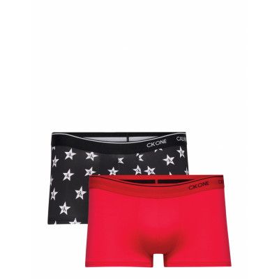 Low Rise Trunk 2Pk Boxerkalsonger Röd Calvin Klein