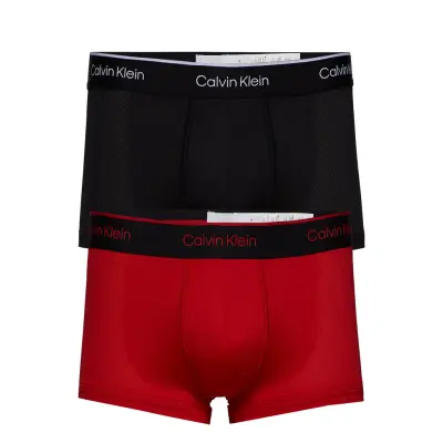 Low Rise Trunk 2Pk Boxerkalsonger Svart Calvin Klein
