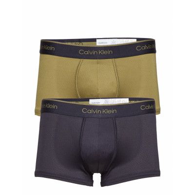 Low Rise Trunk 2Pk Boxerkalsonger Svart Calvin Klein