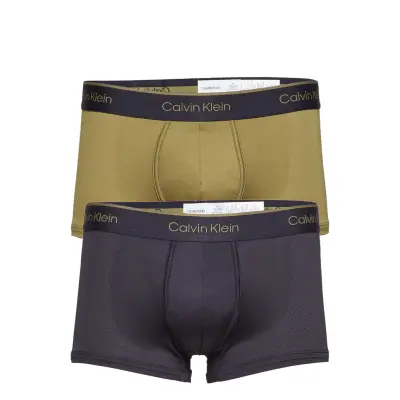 Low Rise Trunk 2Pk Boxerkalsonger Svart Calvin Klein