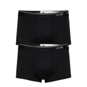 Low Rise Trunk 2Pk Boxerkalsonger Svart Calvin Klein