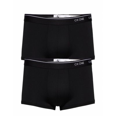 Low Rise Trunk 2Pk Boxerkalsonger Svart Calvin Klein