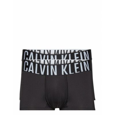 Low Rise Trunk 2Pk Boxerkalsonger Svart Calvin Klein