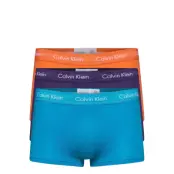 Low Rise Trunk 3Pk Boxerkalsonger Blå Calvin Klein